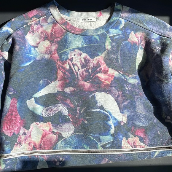 Obey Floral Sweatshirt - Picture 3 of 6